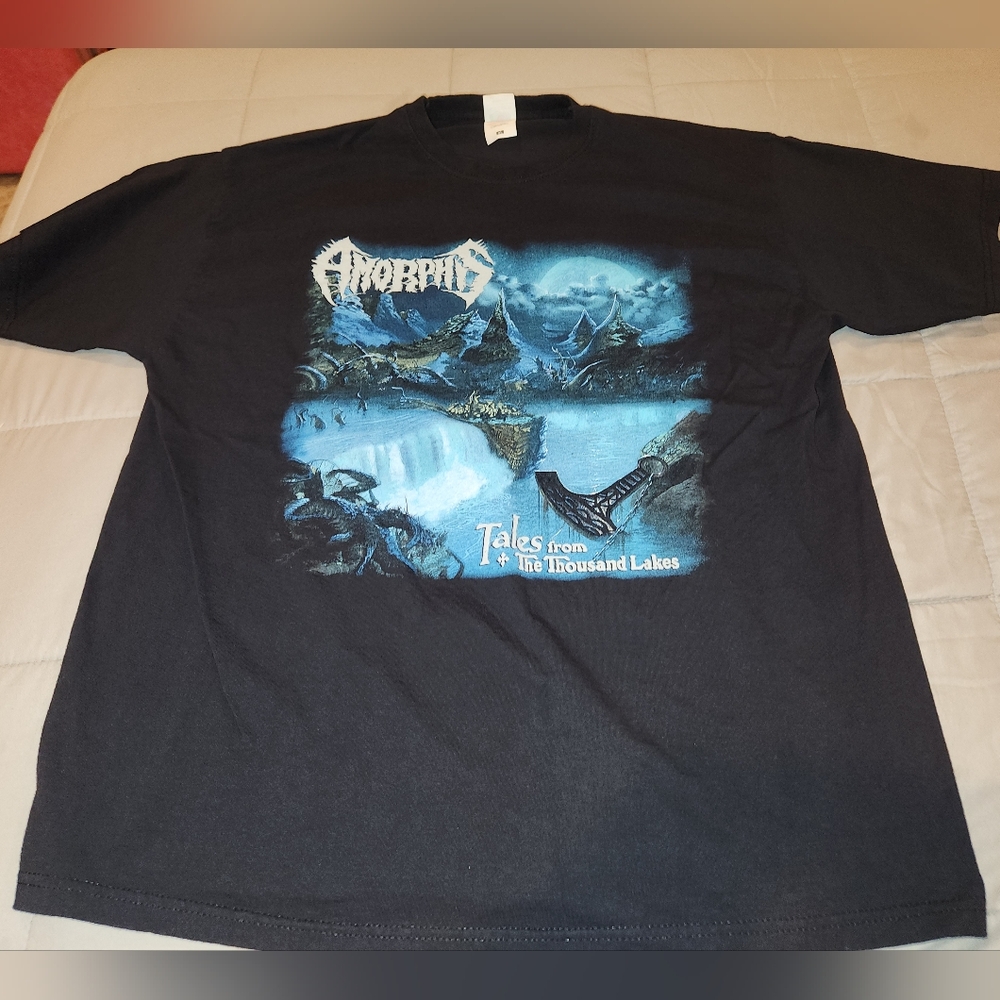 AMORHIS - TALES FROM THE THOUSAND LAKES - 20TH ANNIVERSARY - SHIRT - MENS XL - Picture 2 of 9